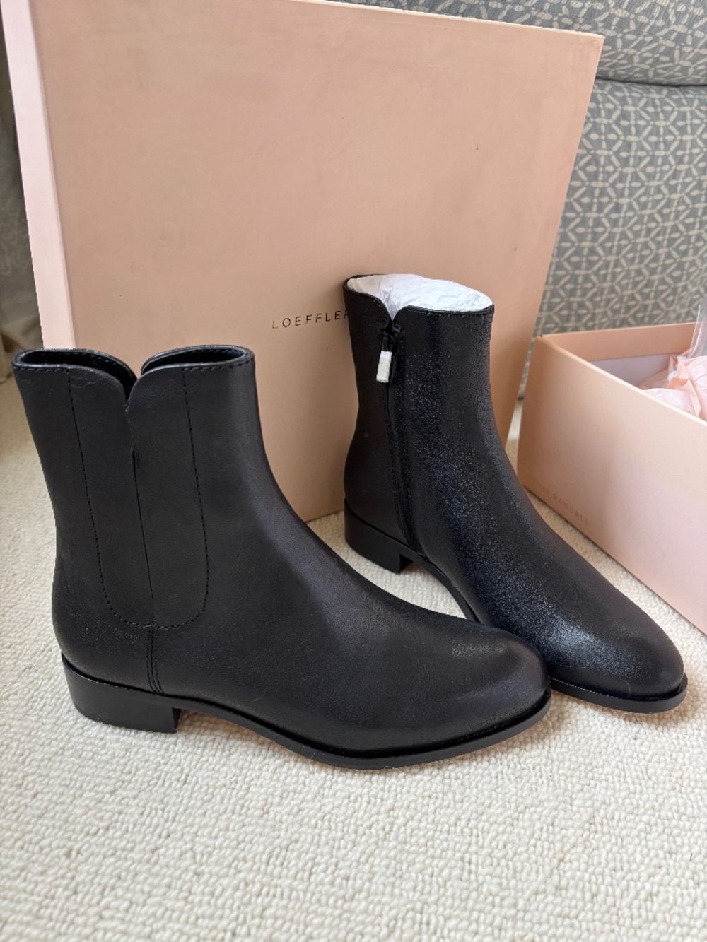 Loeffler Randall Ronnie Black Ankle Boot